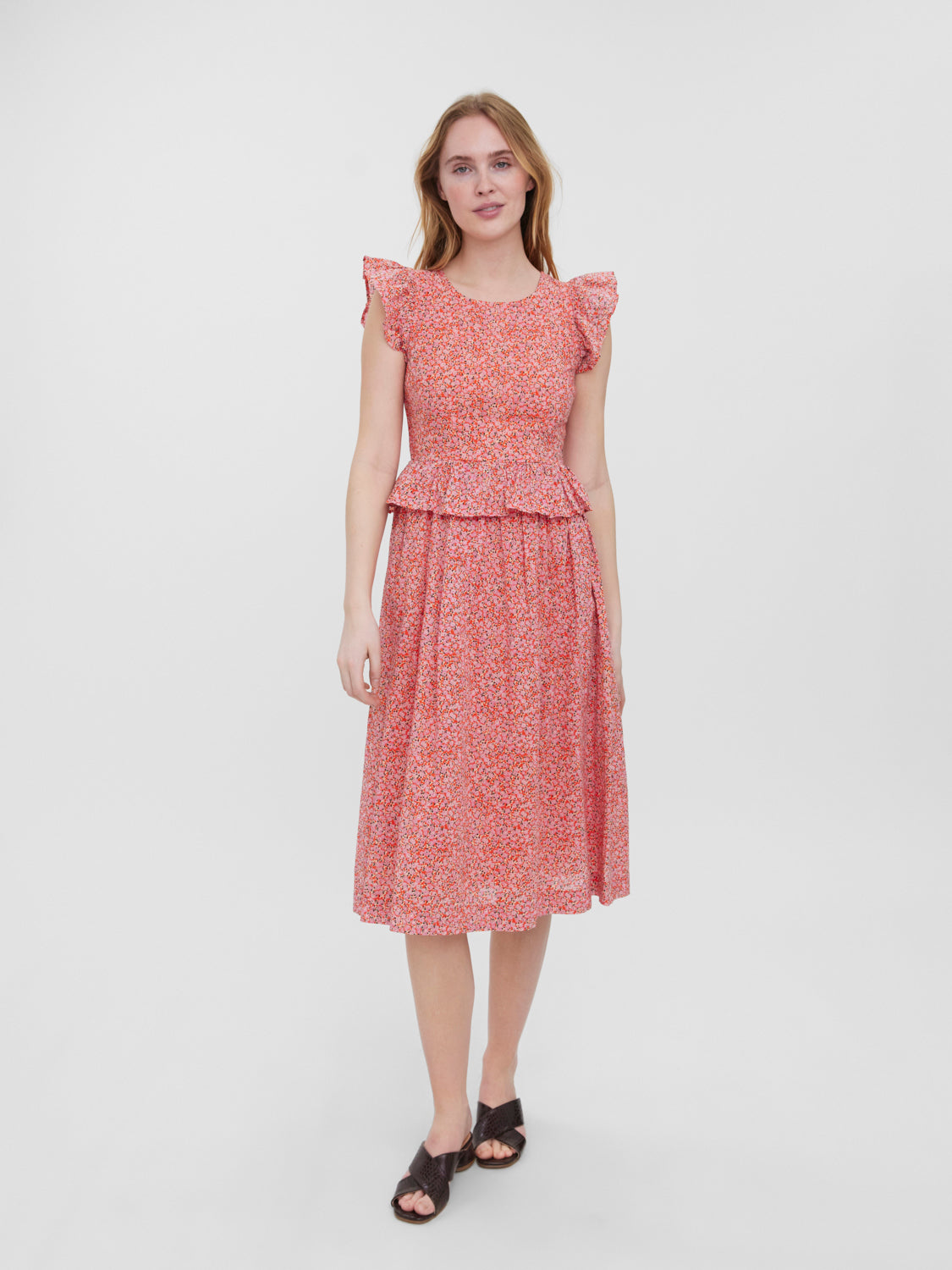 VMURBA Long dress - Cherry Tomato