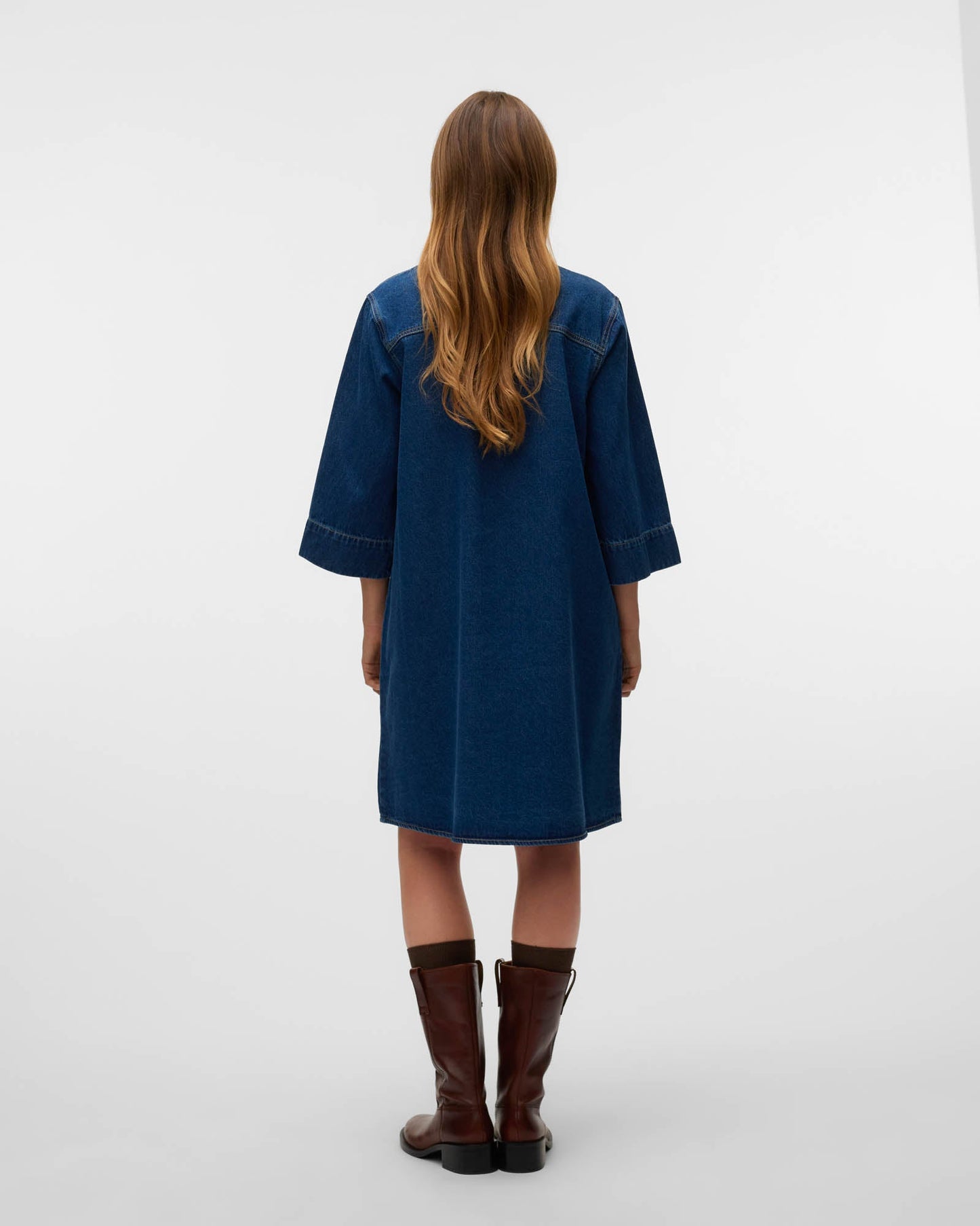 VMSIGRA DENIM MINI DRESS