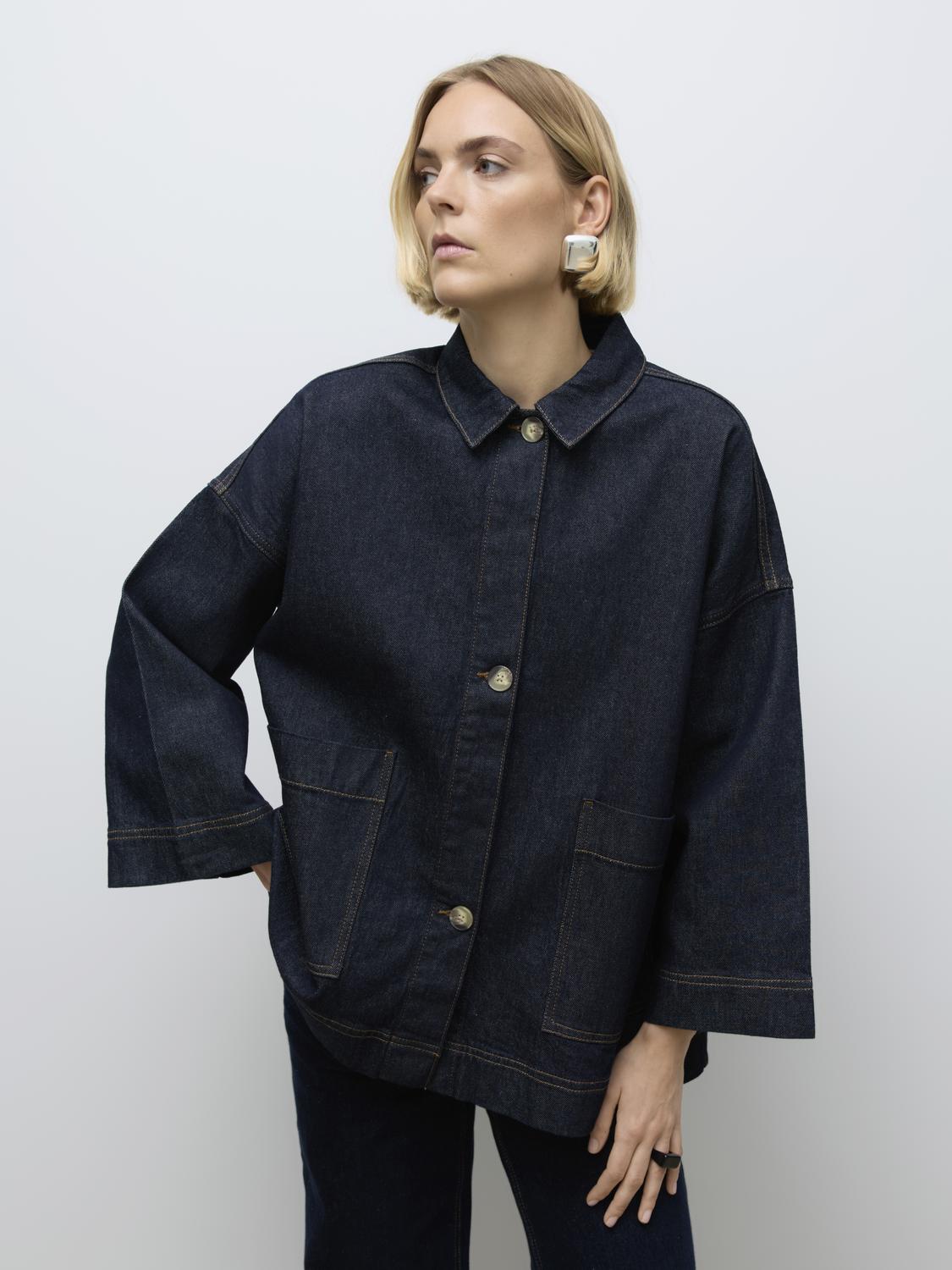 AWVERENA OVERSIZED DENIM JACKET