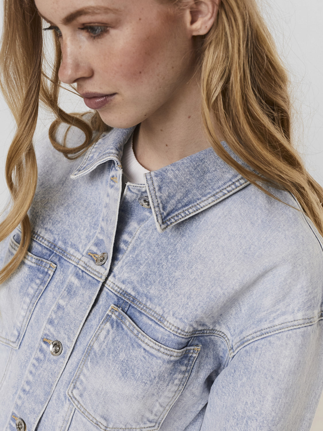 VMBRENDA Jacket - Light Blue Denim