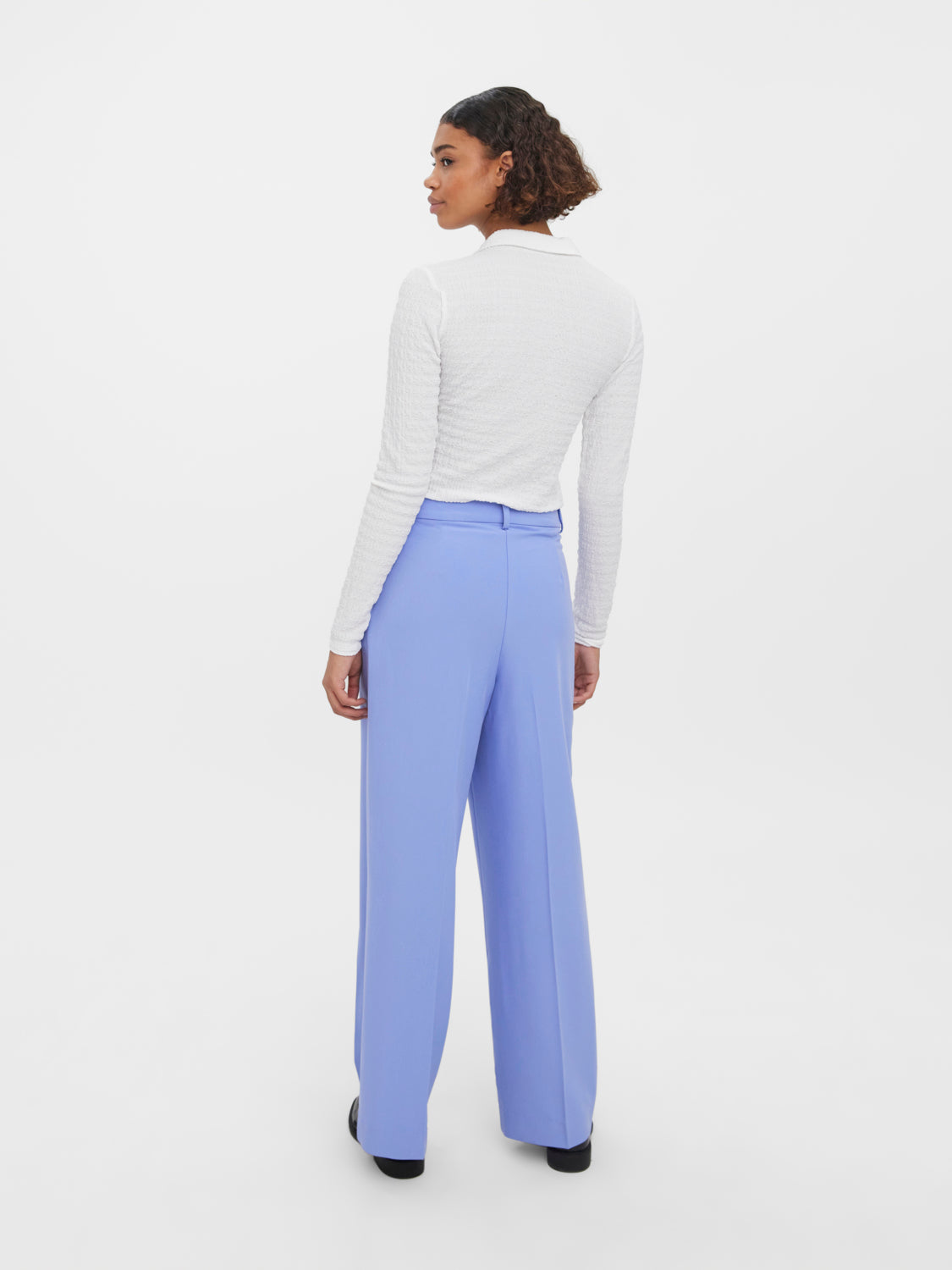 VMCECI Wide leg trousers - Jacaranda