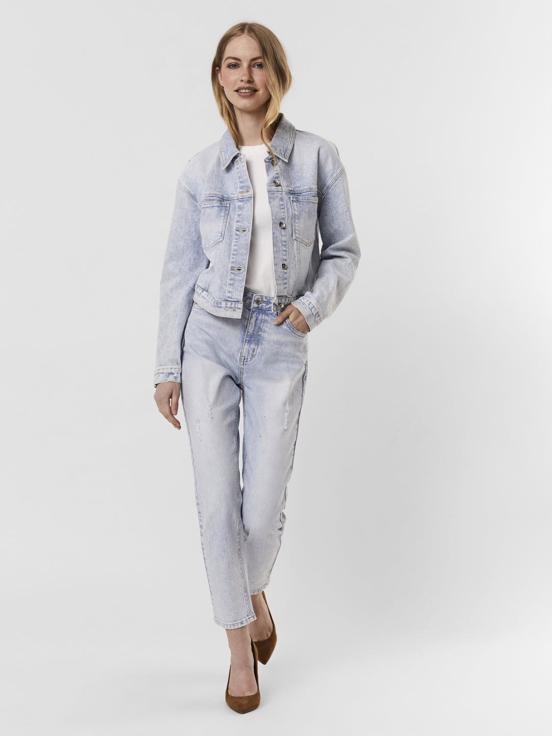 VMBRENDA Jacket - Light Blue Denim