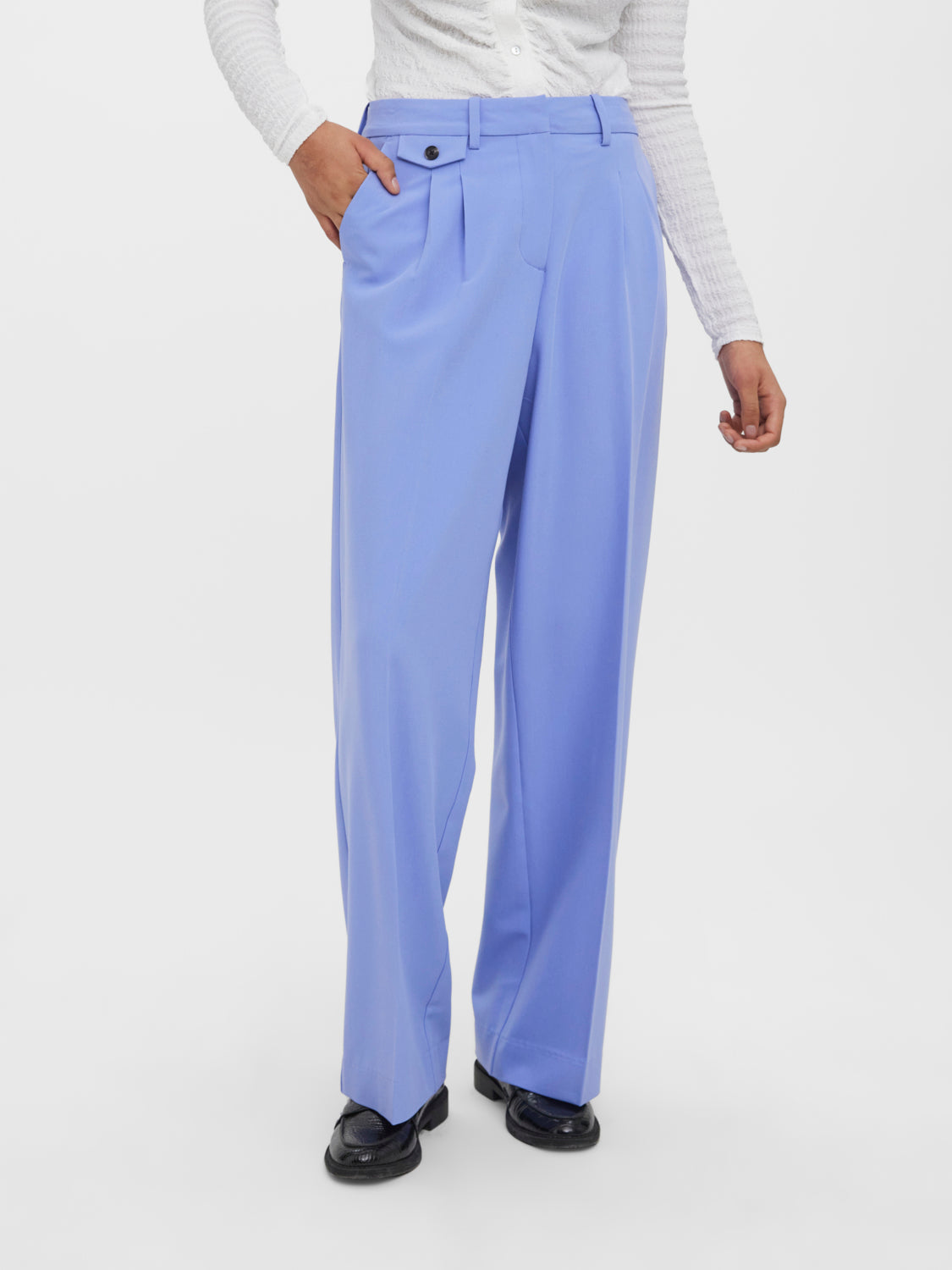 VMCECI Wide leg trousers - Jacaranda