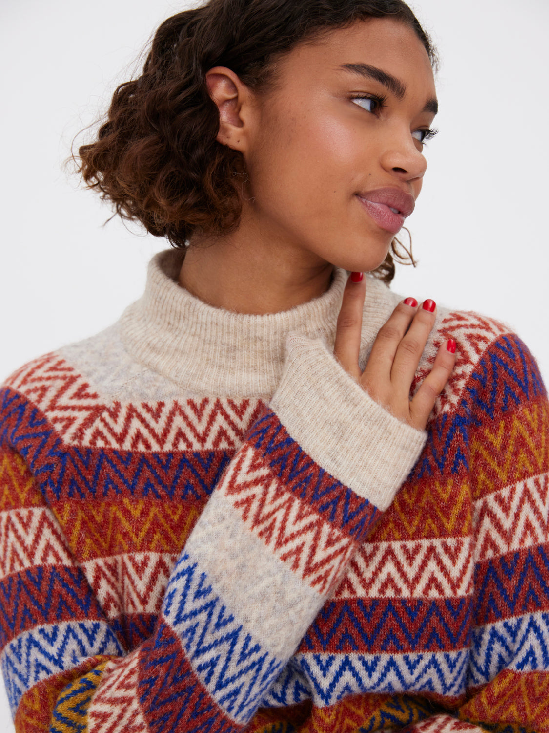 VMRAIL Knitted pullover - Birch