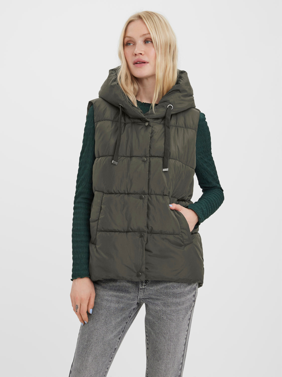 VMGEMMAHOLLY Otw Gilet - Peat