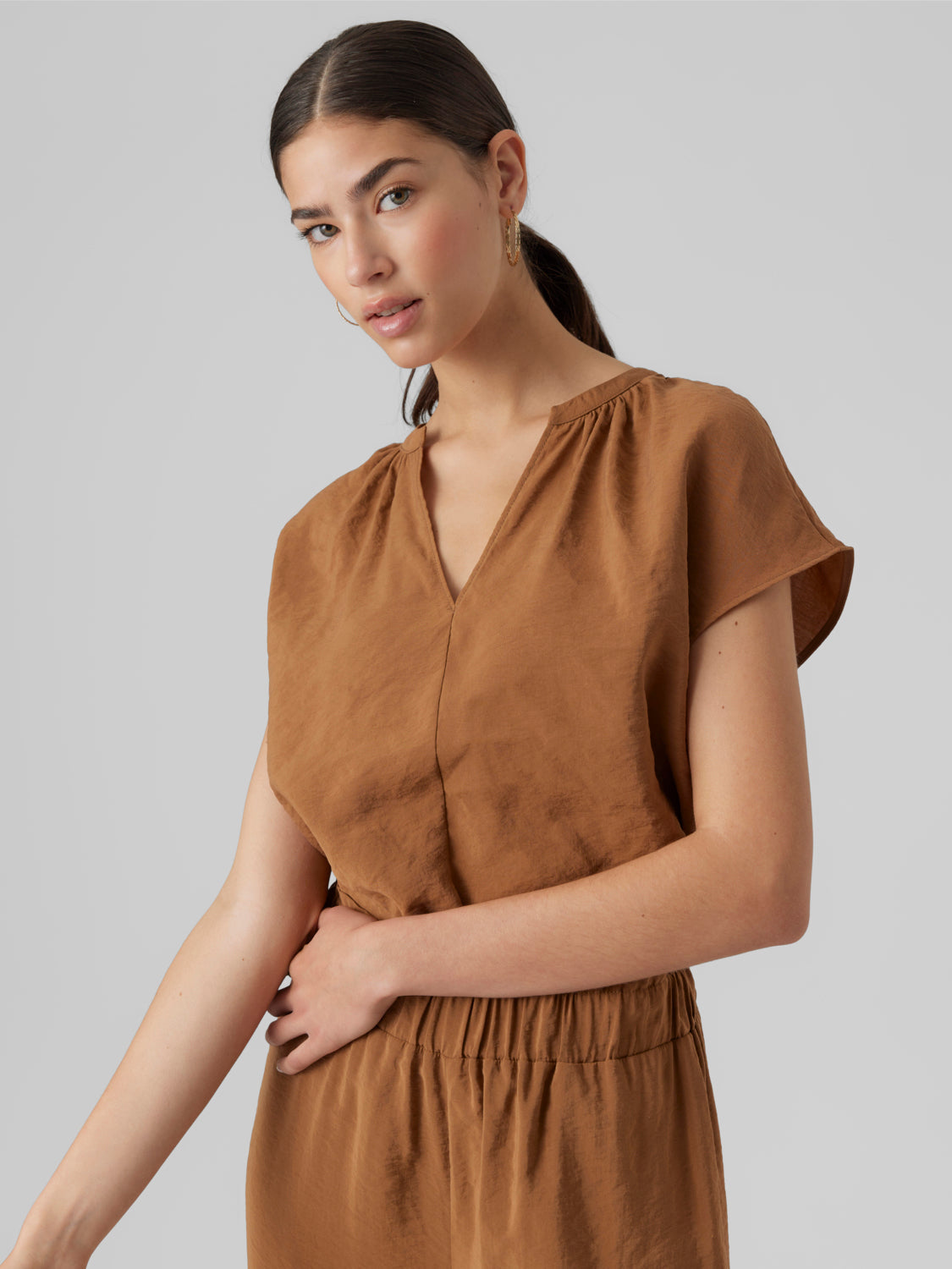 VMQUEENY Top - Toffee