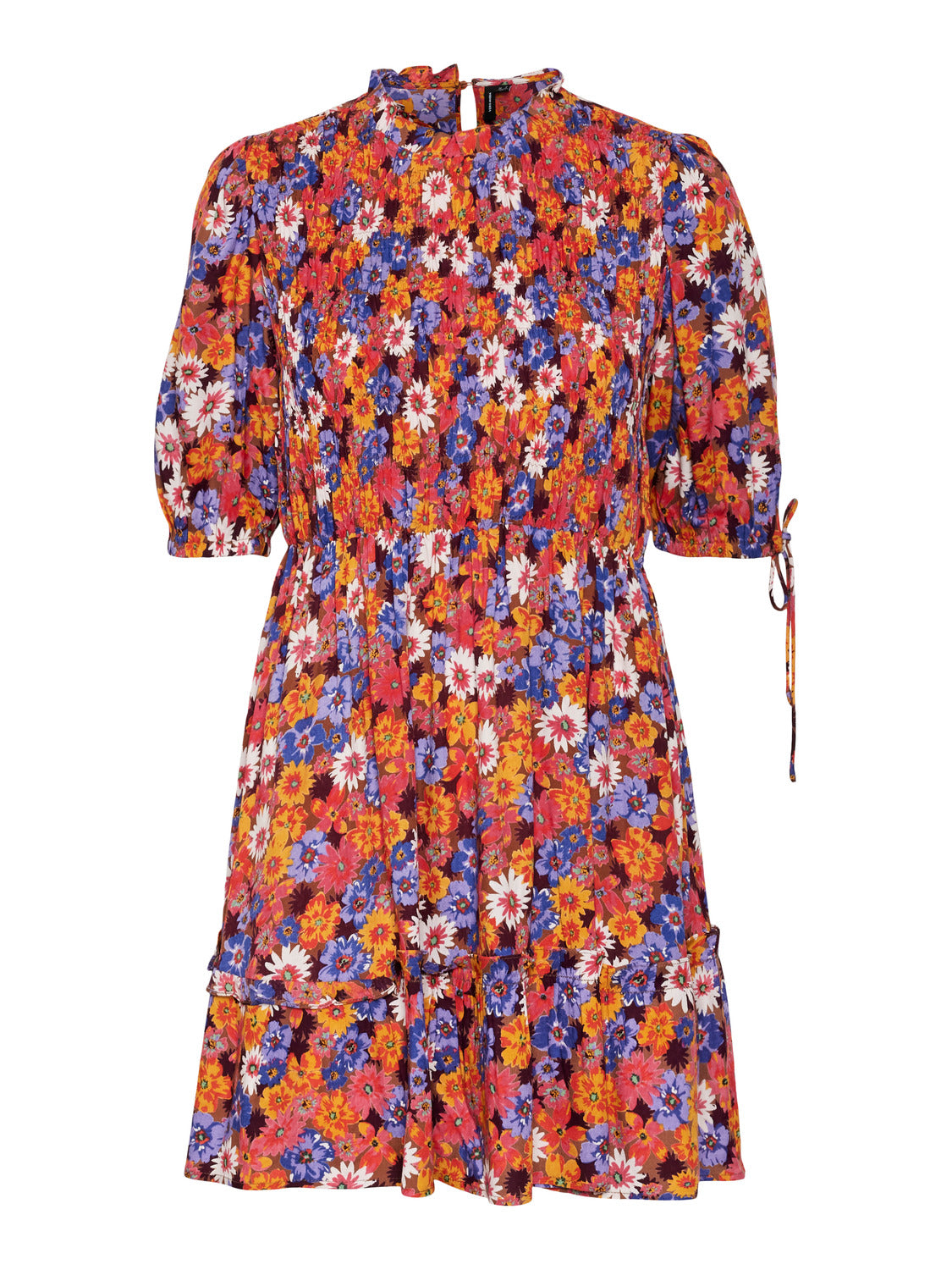 VMFRIDA Short dress - Golden Yellow