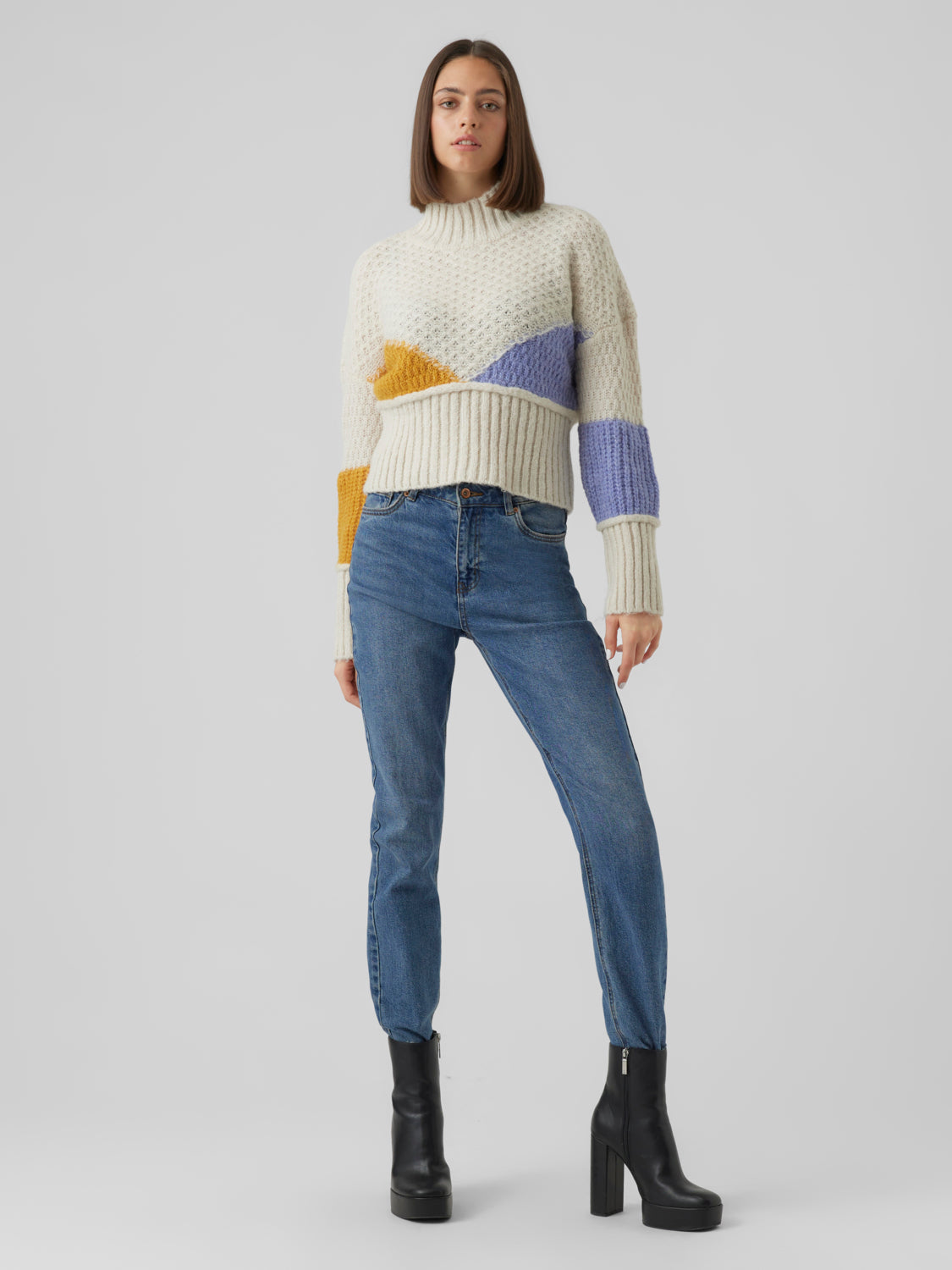 VMBIEN Knitted pullover - Birch