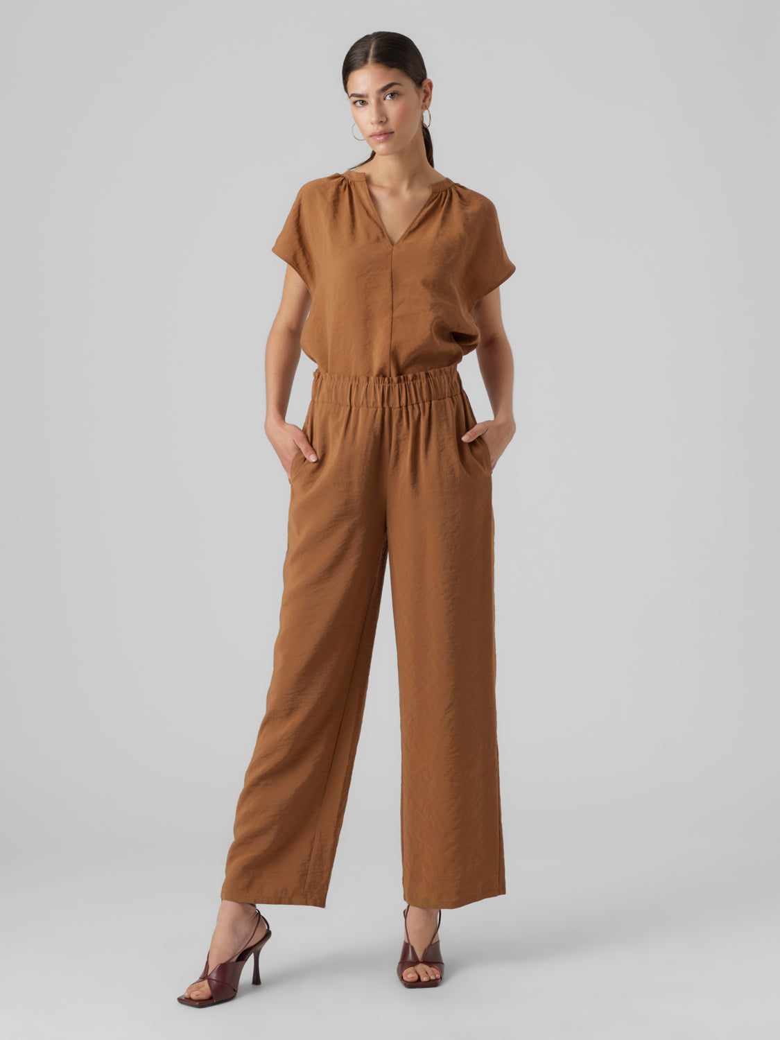 VMQUEENY Trousers - Toffee