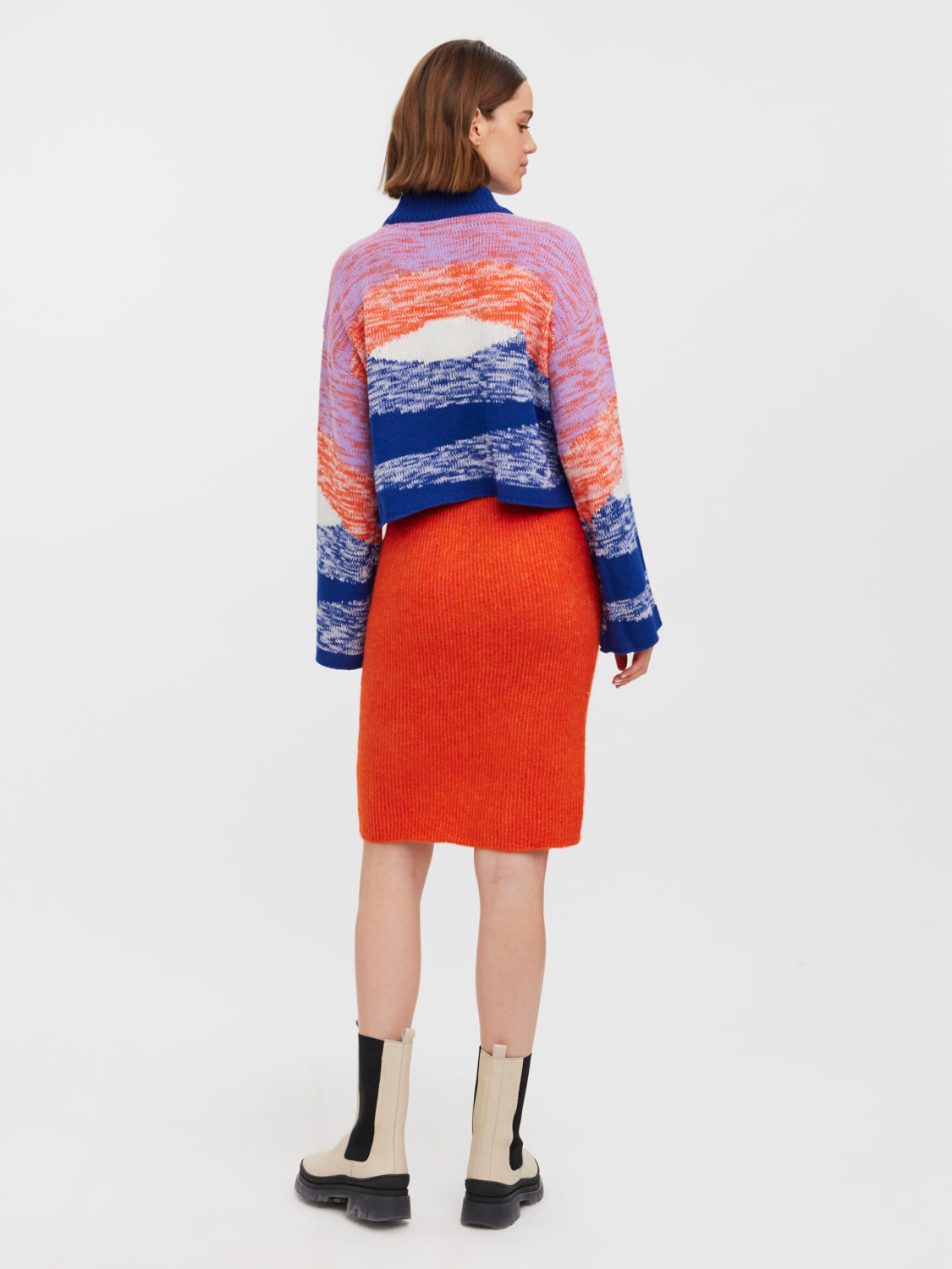 VMDORIS Knitted pullover - Sodalite Blue