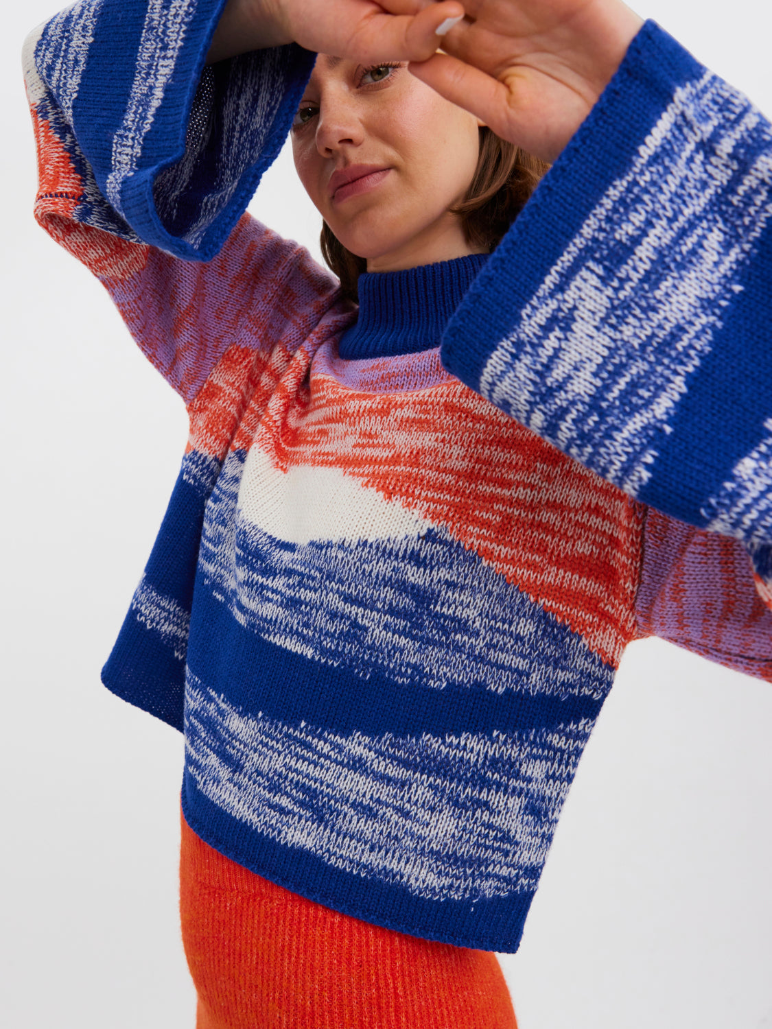 VMDORIS Knitted pullover - Sodalite Blue