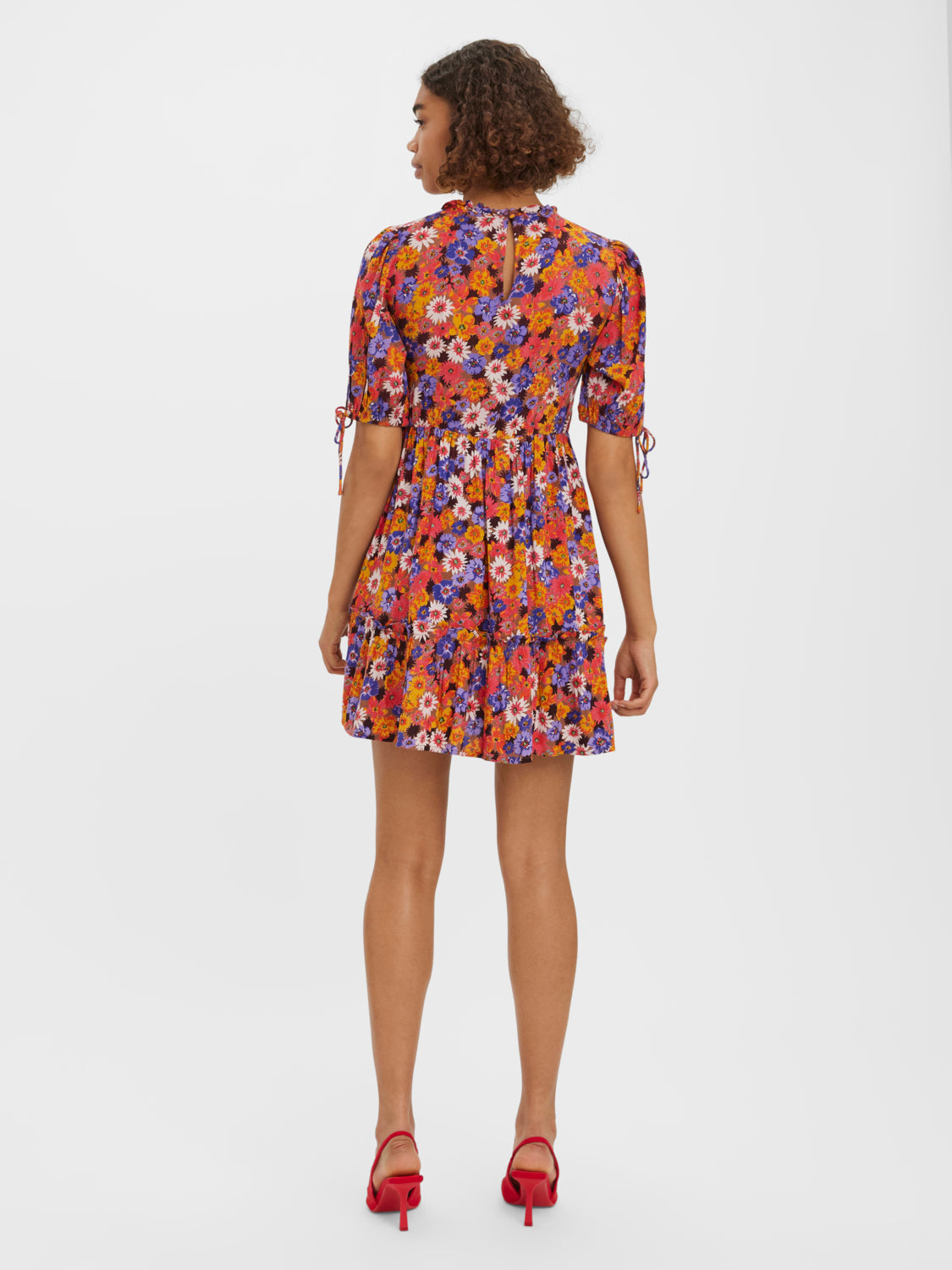 VMFRIDA Short dress - Golden Yellow