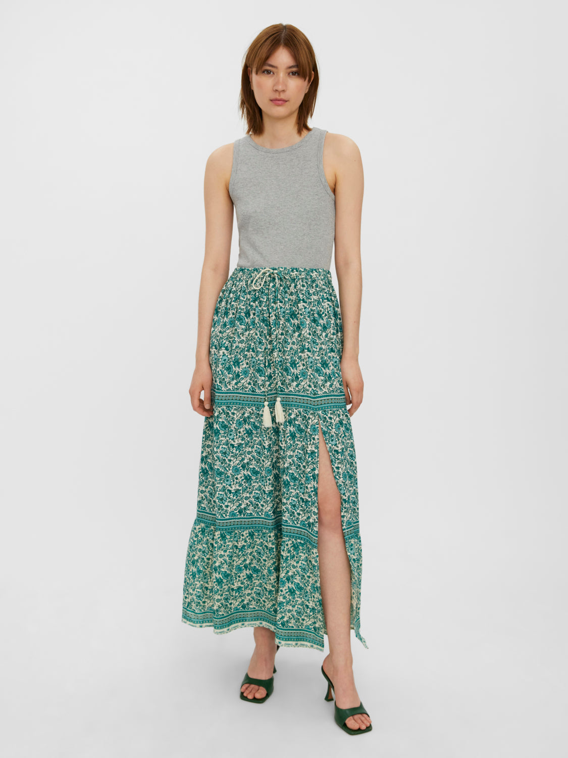 VMSANA Long skirt - Birch