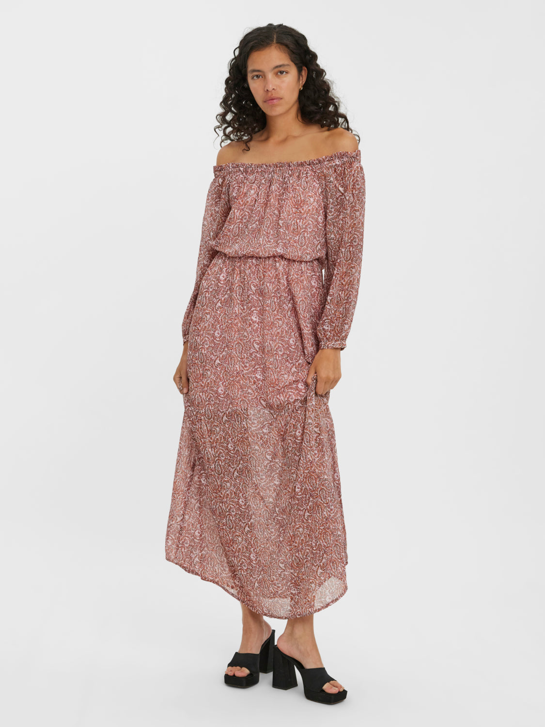 VMULRIKKE Long dress - Parfait Pink