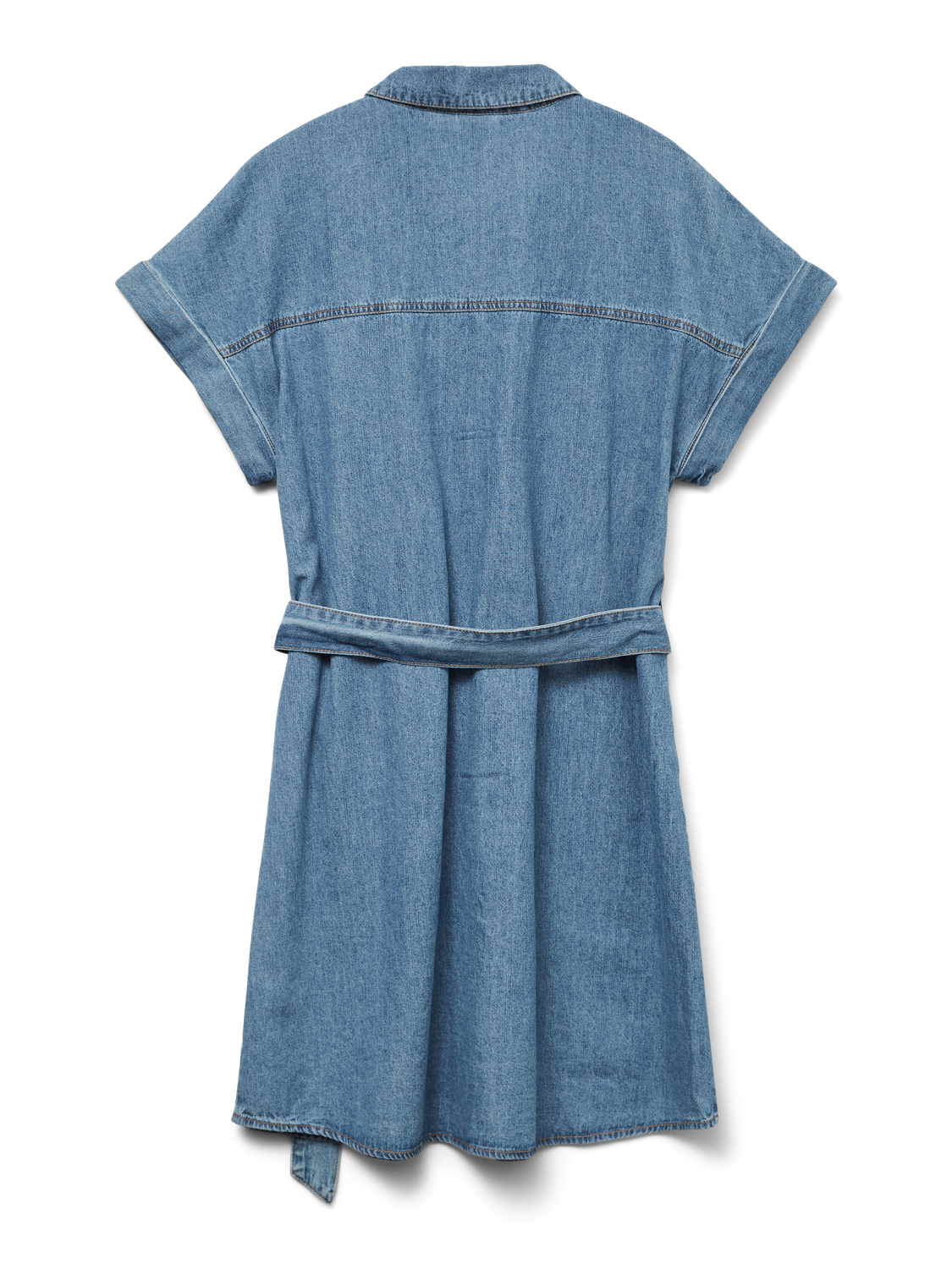 VMNOTUS Short dress - Medium Blue Denim