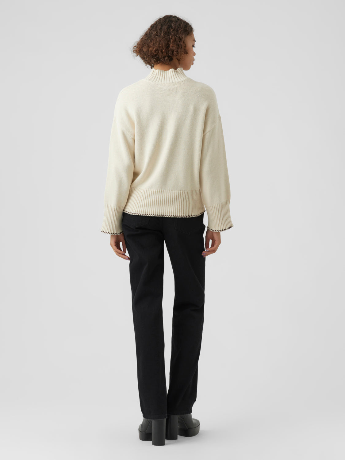 VMNORAH Knitted pullover - Birch