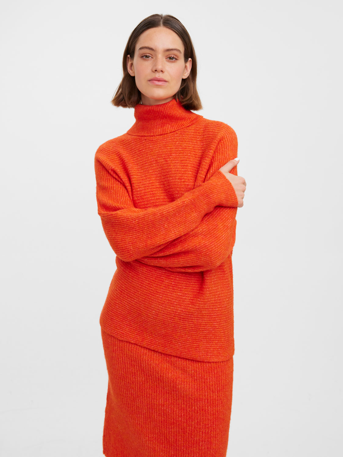 VMBRENDA Knitted pullover - Paprika