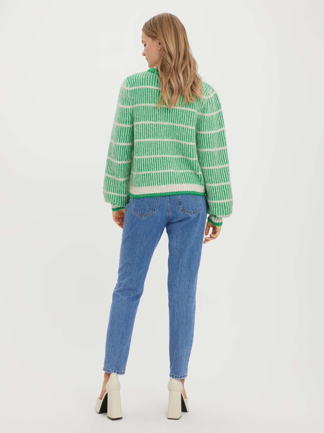 VMCALA Knitted pullover - Bright Green