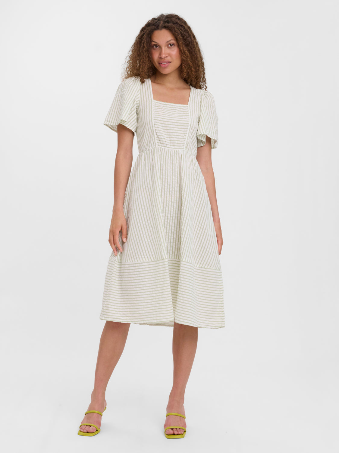 VMJUNO Short dress - Desert Sage
