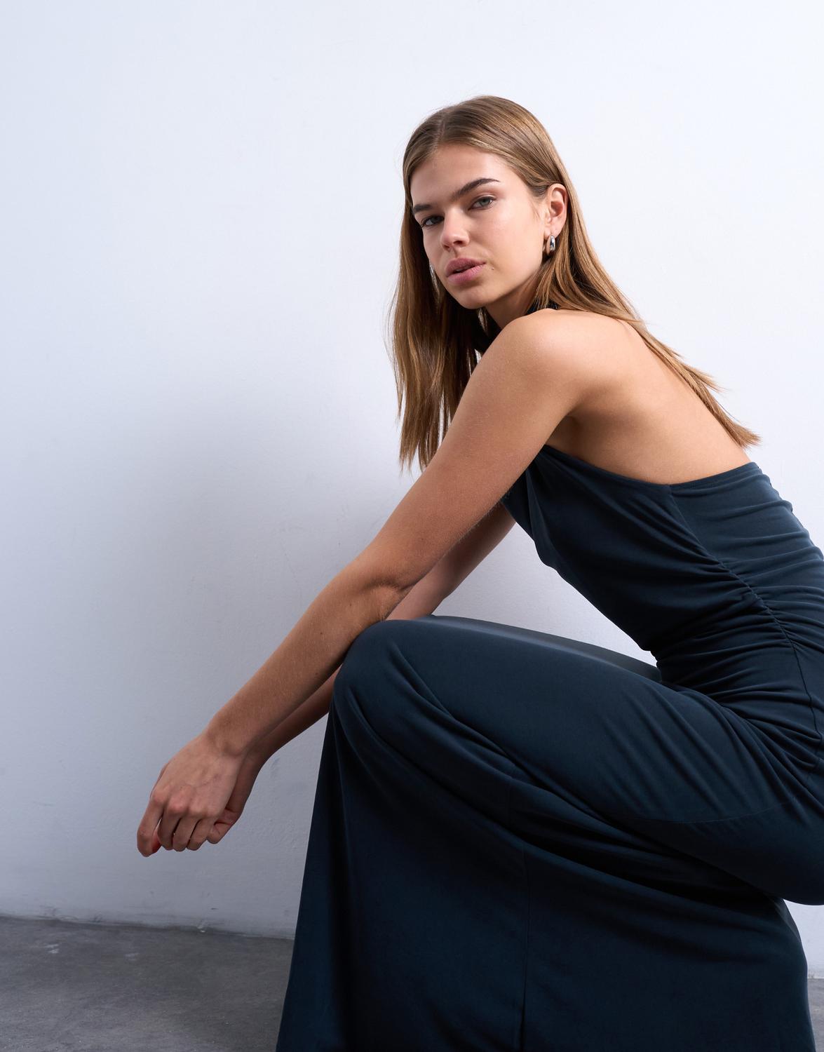 TSDORTE MAXI HALTER DRESS