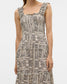 VMMENNY PRINTED MIDI DRESS
