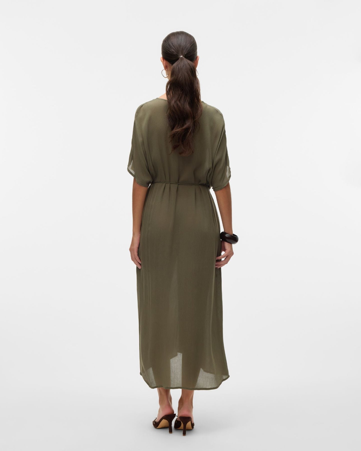 VMBENTE TIE WAIST MAXI DRESS