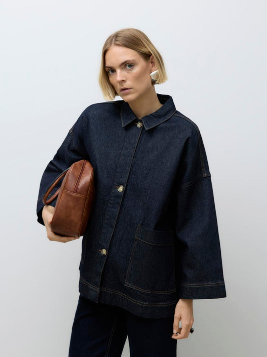 AWVERENA OVERSIZED DENIM JACKET