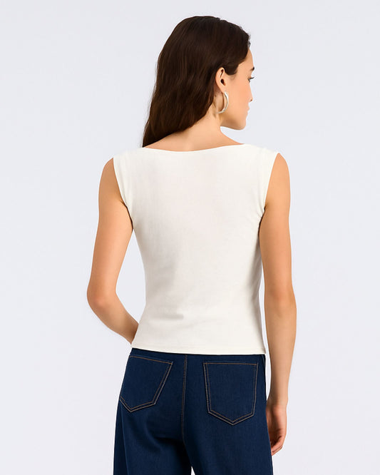 VMSOPHIE BOATNECK TOP