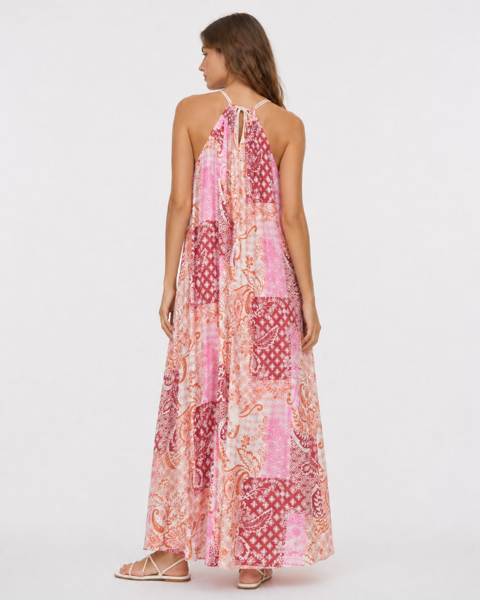 VMCILLE PRINTED SUMMER MAXI DRESS