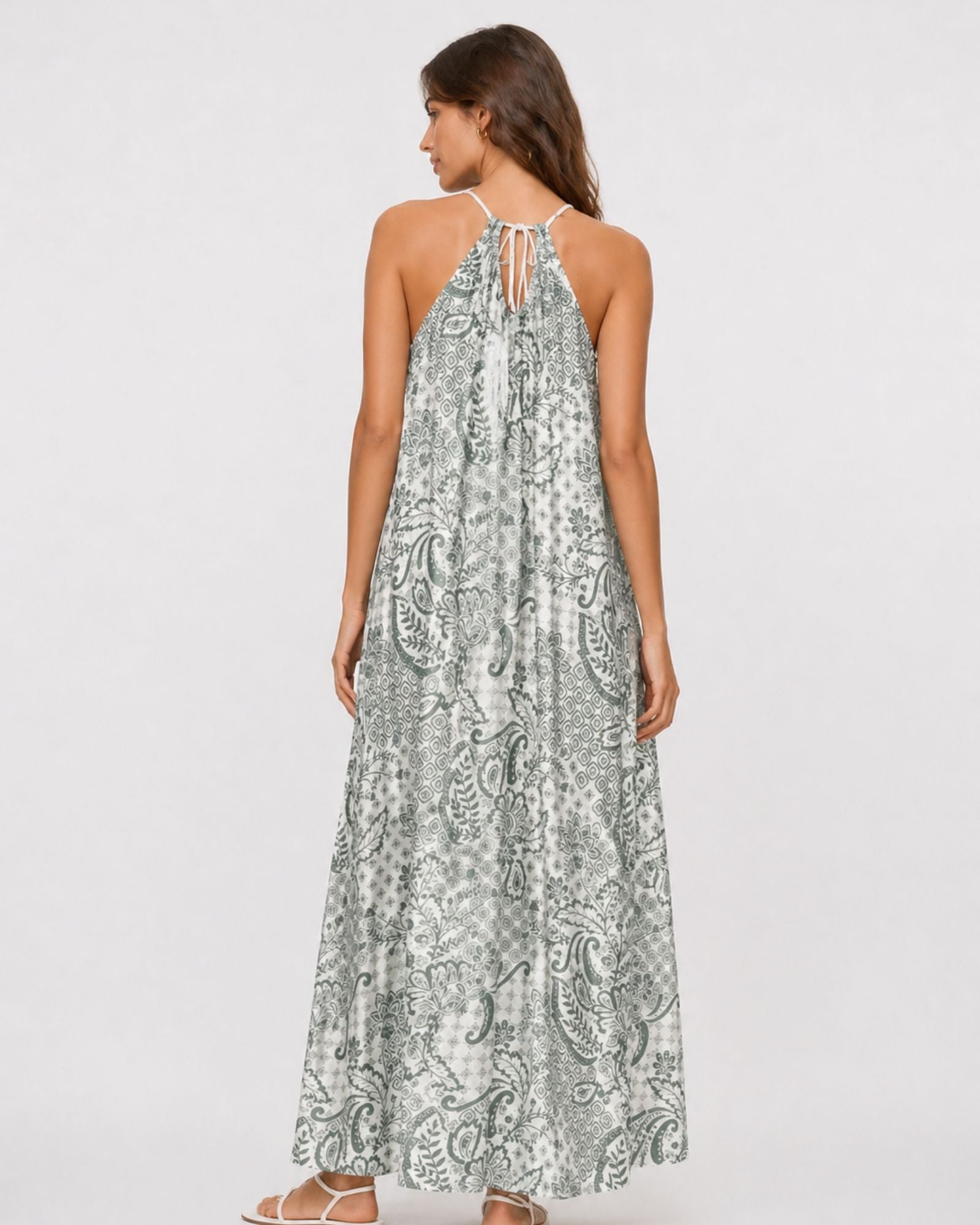VMCILLE PRINTED SUMMER MAXI DRESS