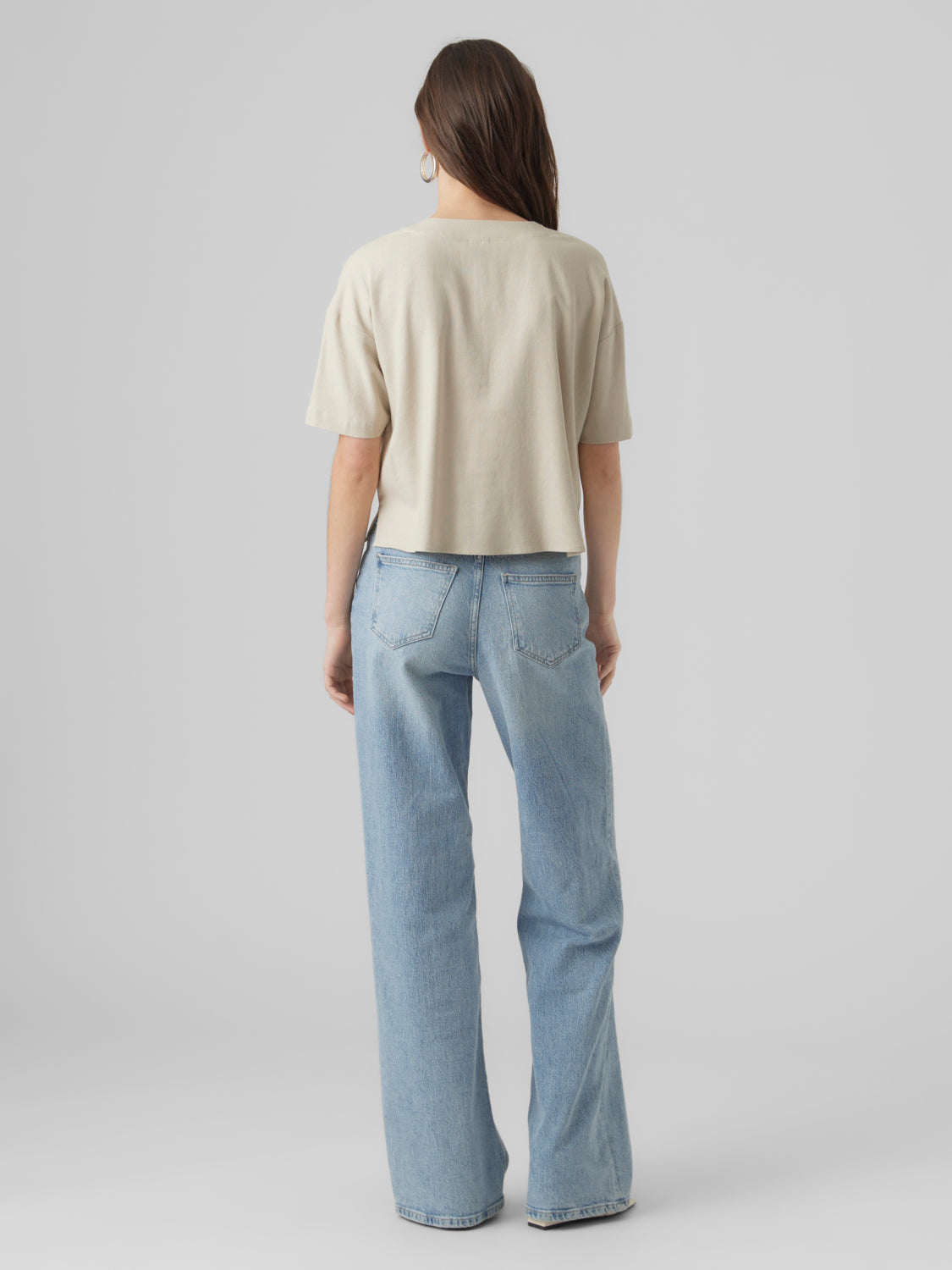 VMJESMILO Shirt - Silver Lining