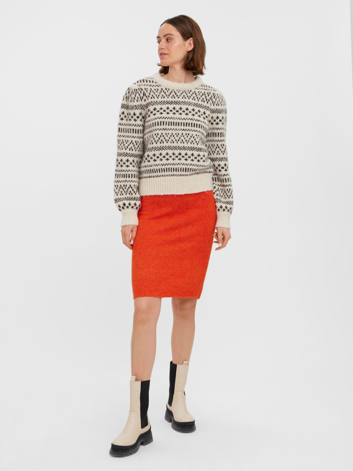 VMKAIRA Knitted pullover - Birch