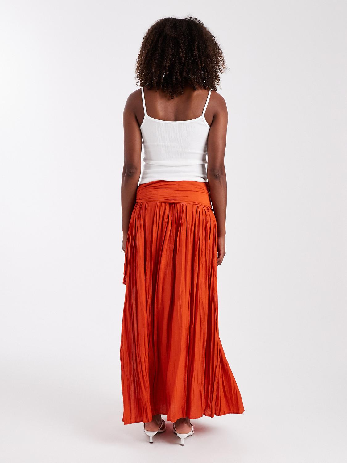 TSNADJA Long skirt - Orange