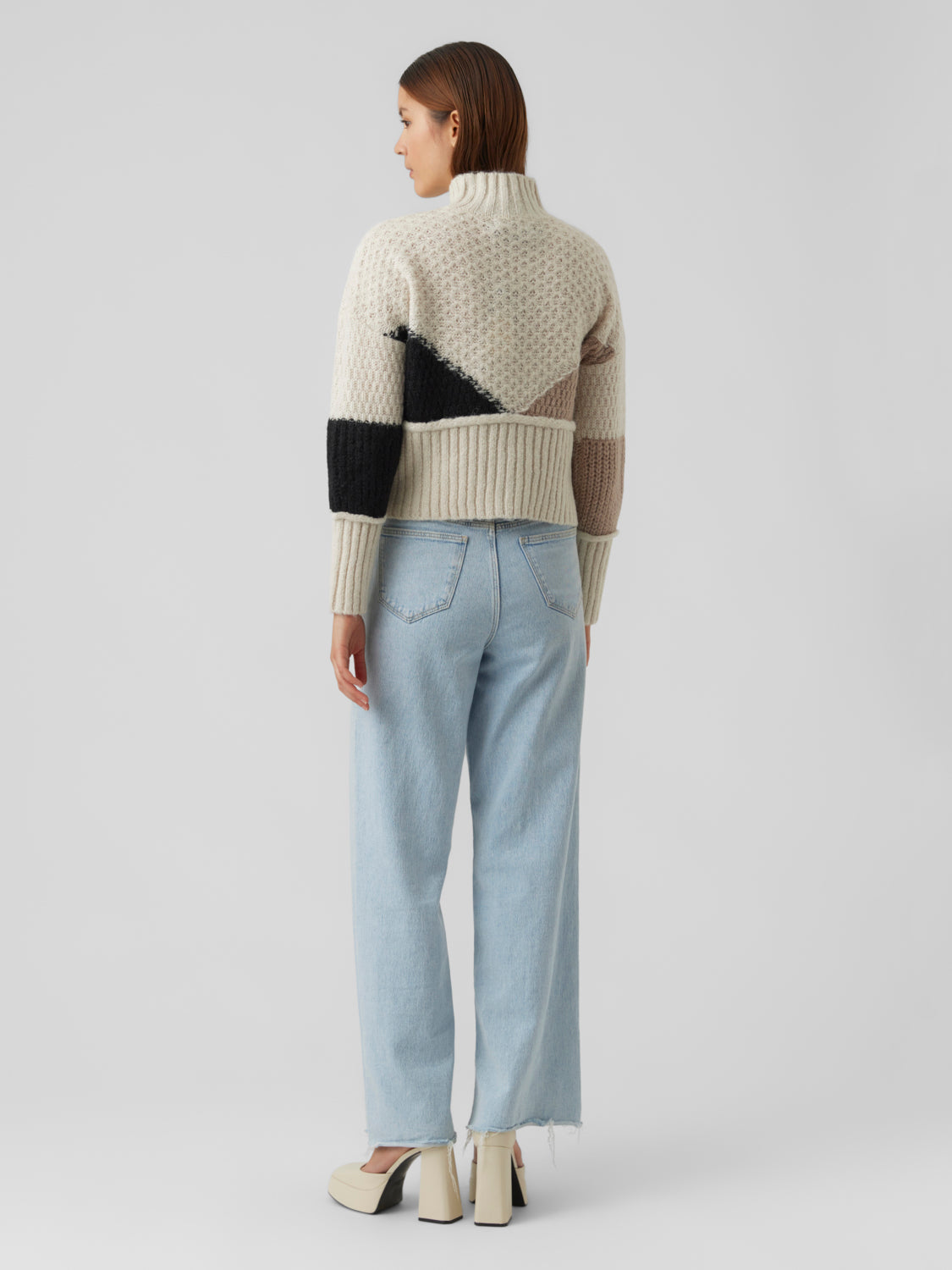 VMBIEN Knitted pullover - Birch