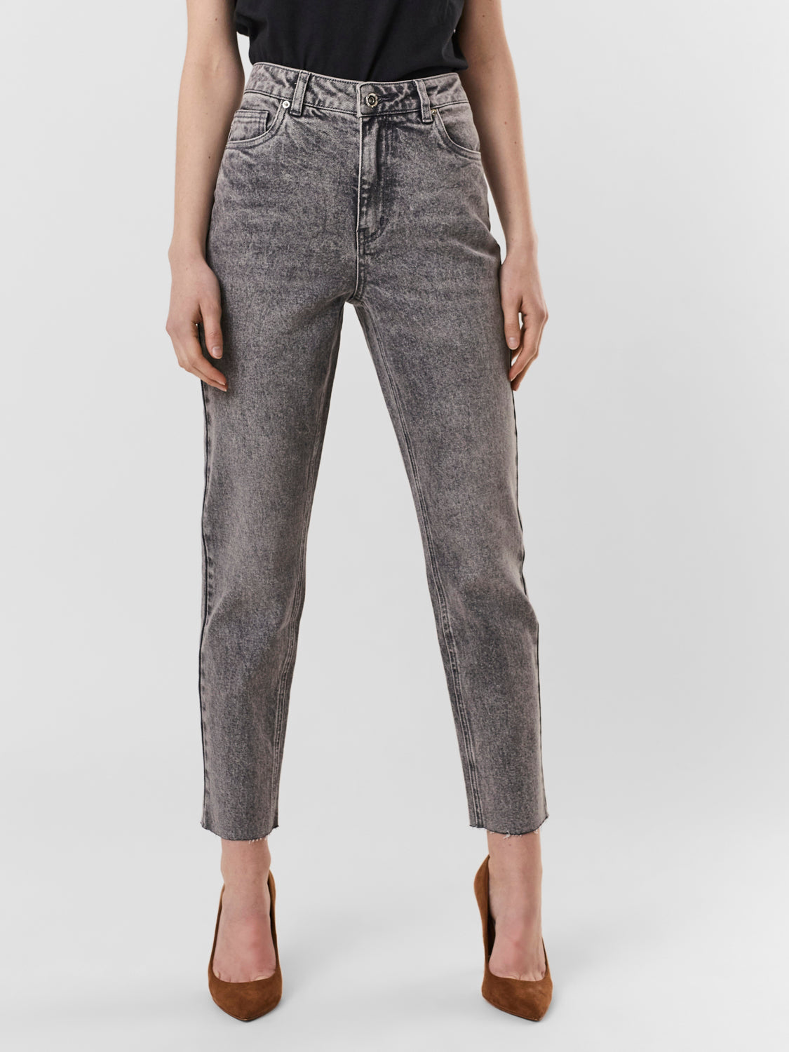 VMBRENDA Jeans - Light Grey Denim