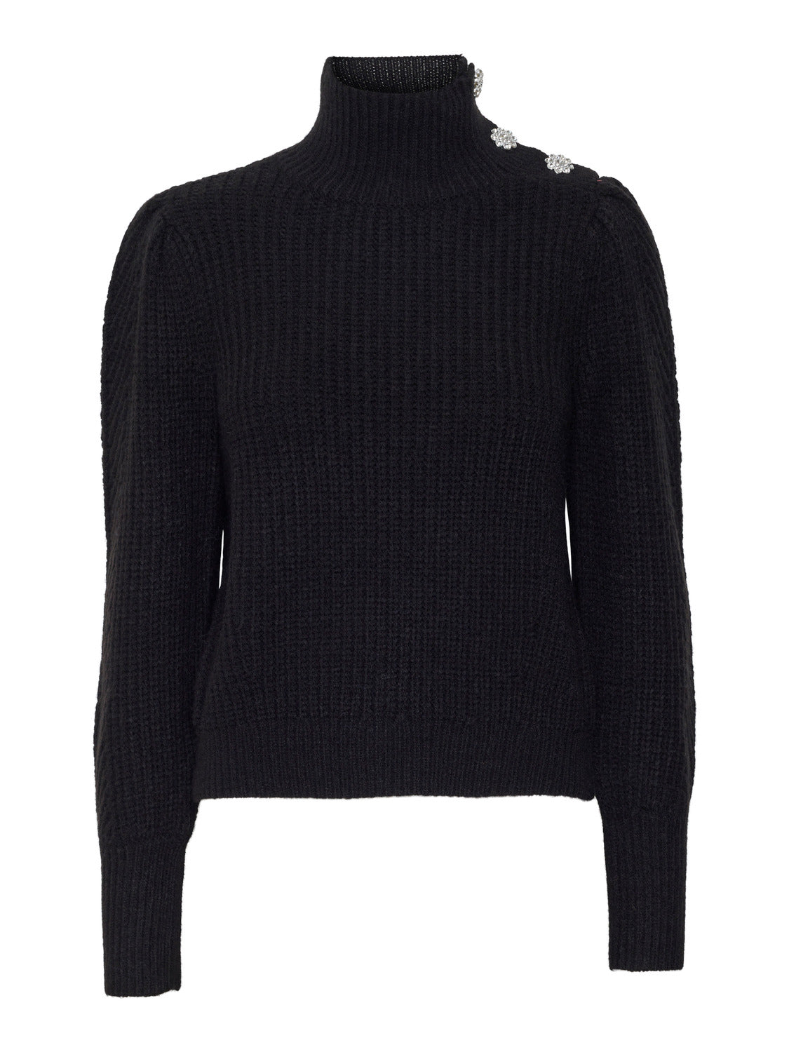 VMELKE Knitted pullover - Black
