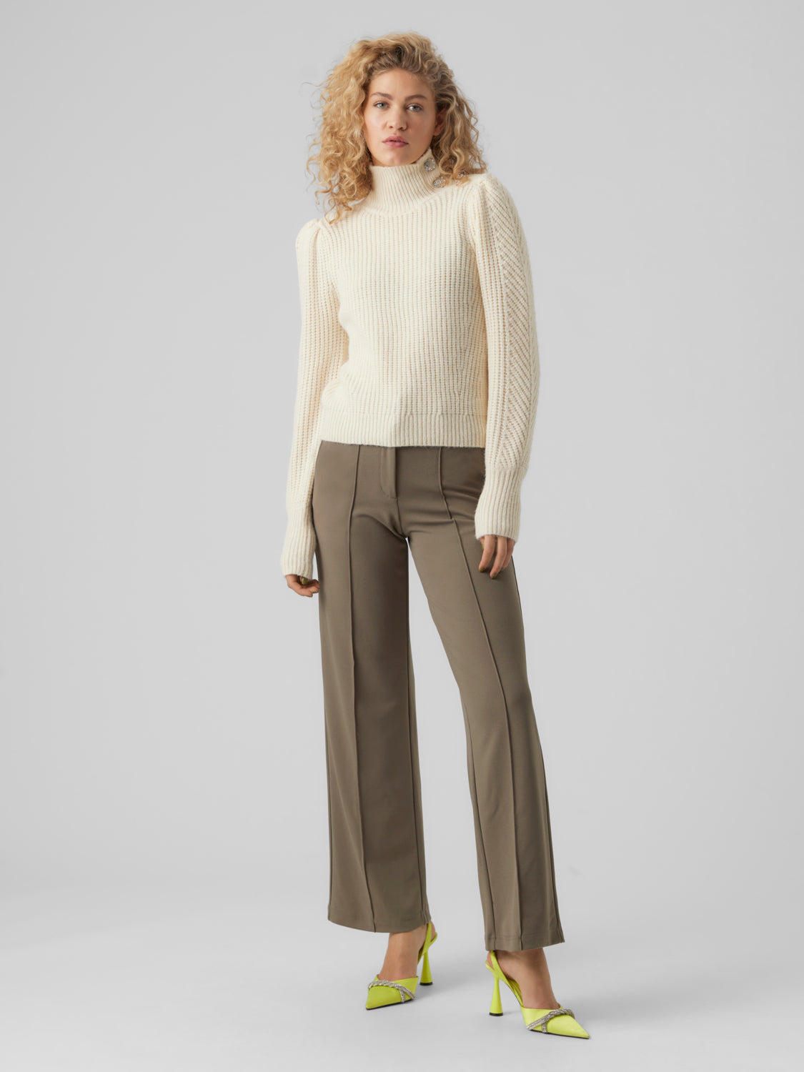 VMELKE Knitted pullover - Birch