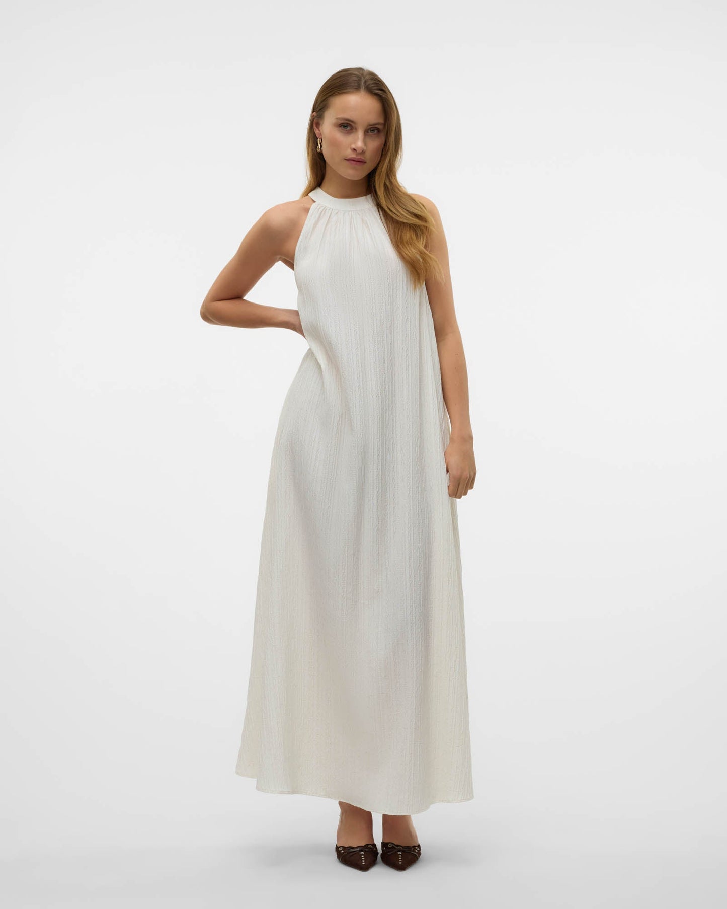 VMRICKI HALTER MAXI DRESS