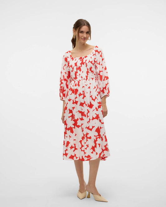 VMDICTHE FLORAL MIDI DRESS