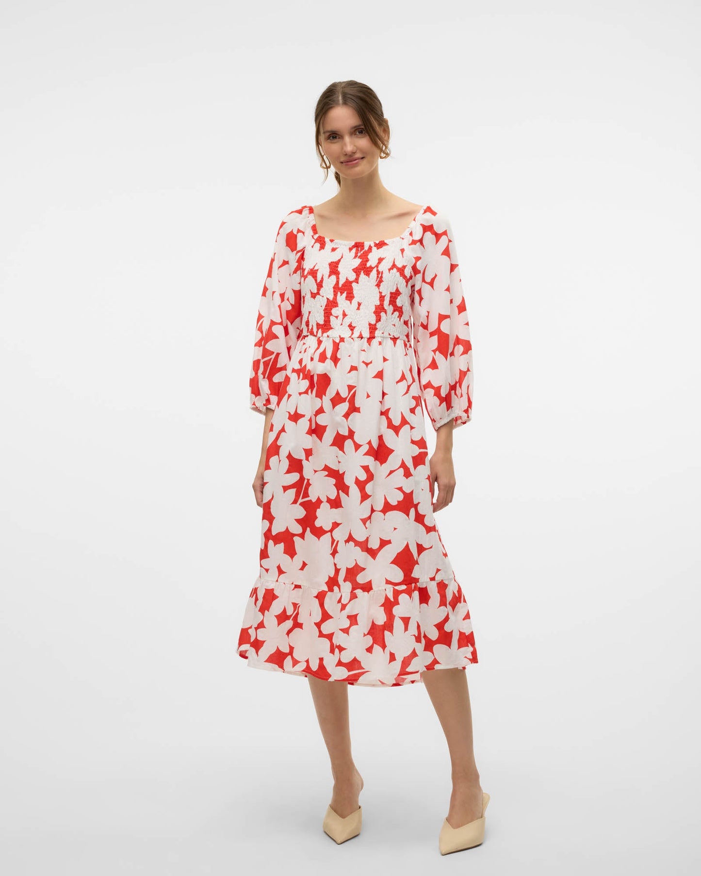 VMDICTHE FLORAL MIDI DRESS