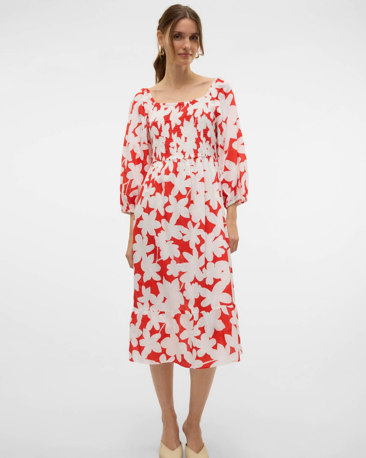 VMDICTHE FLORAL MIDI DRESS