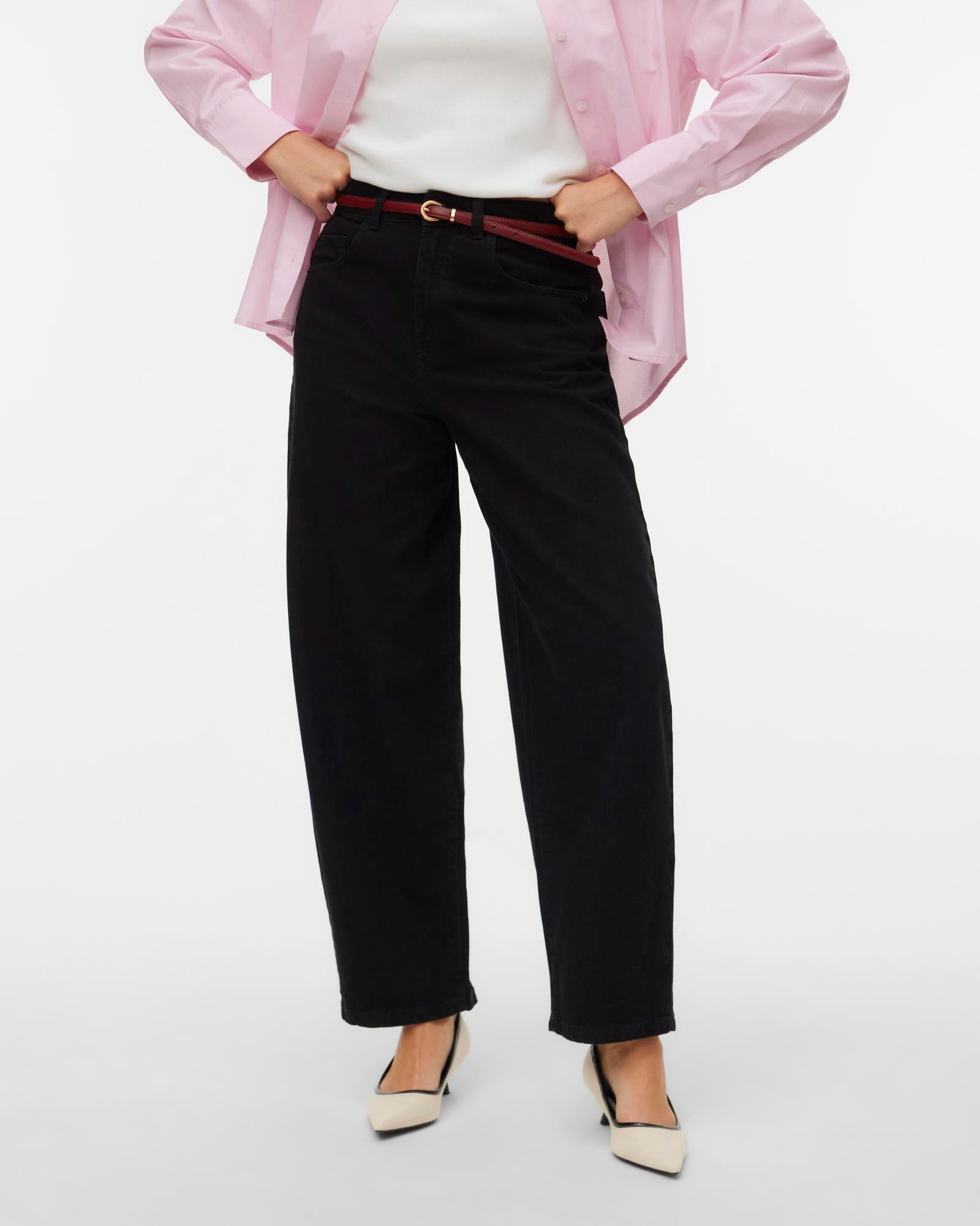 VMKIRSA EVA HIGH-RISE BARREL JEANS