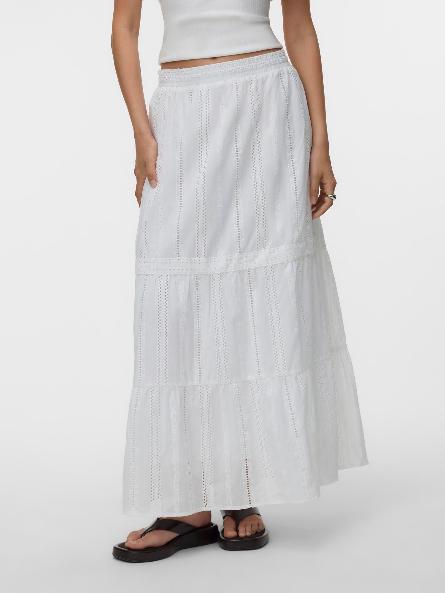 VMBELL COTTON MAXI SKIRT