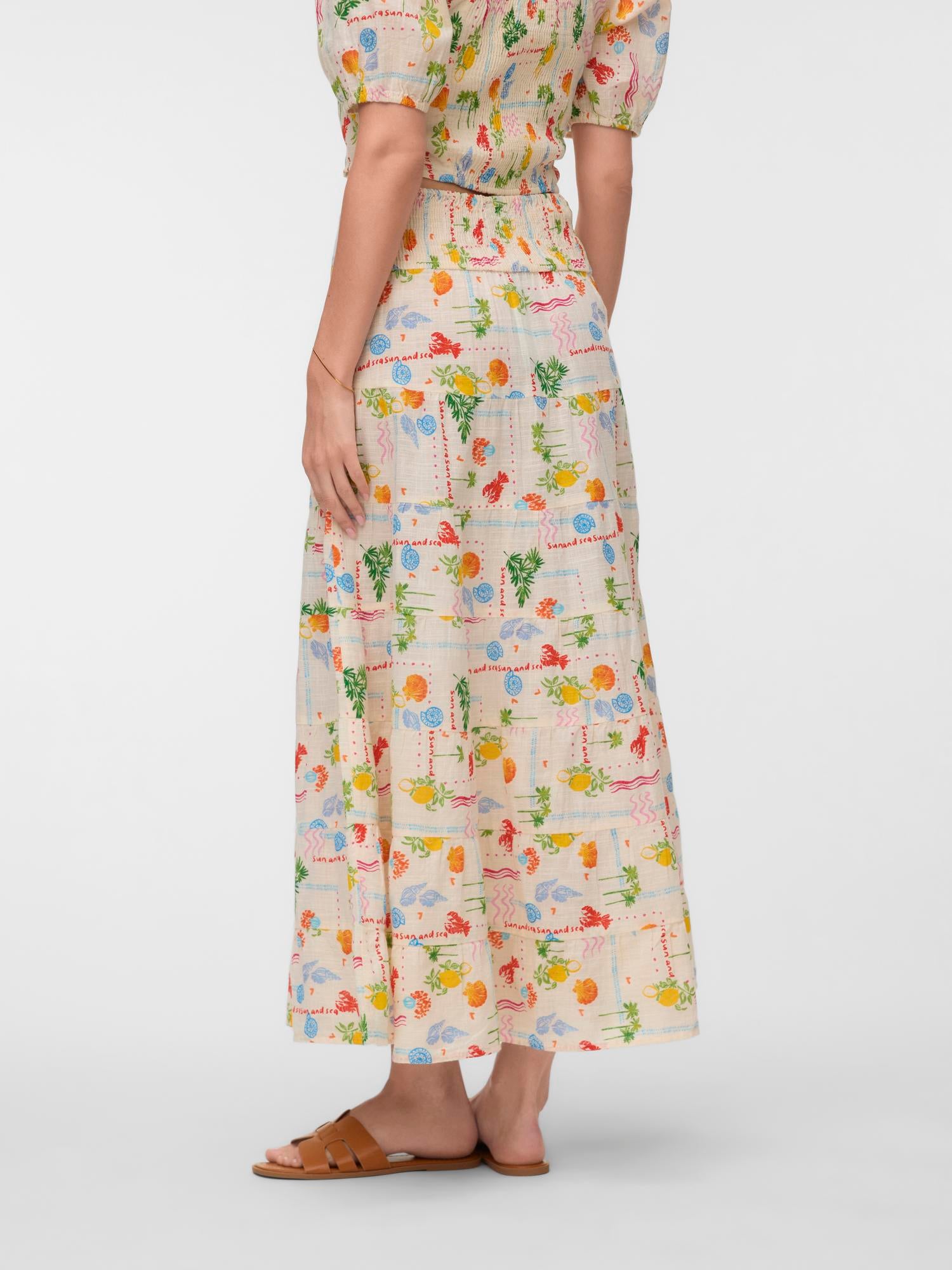 VMELENA Long skirt - Birch