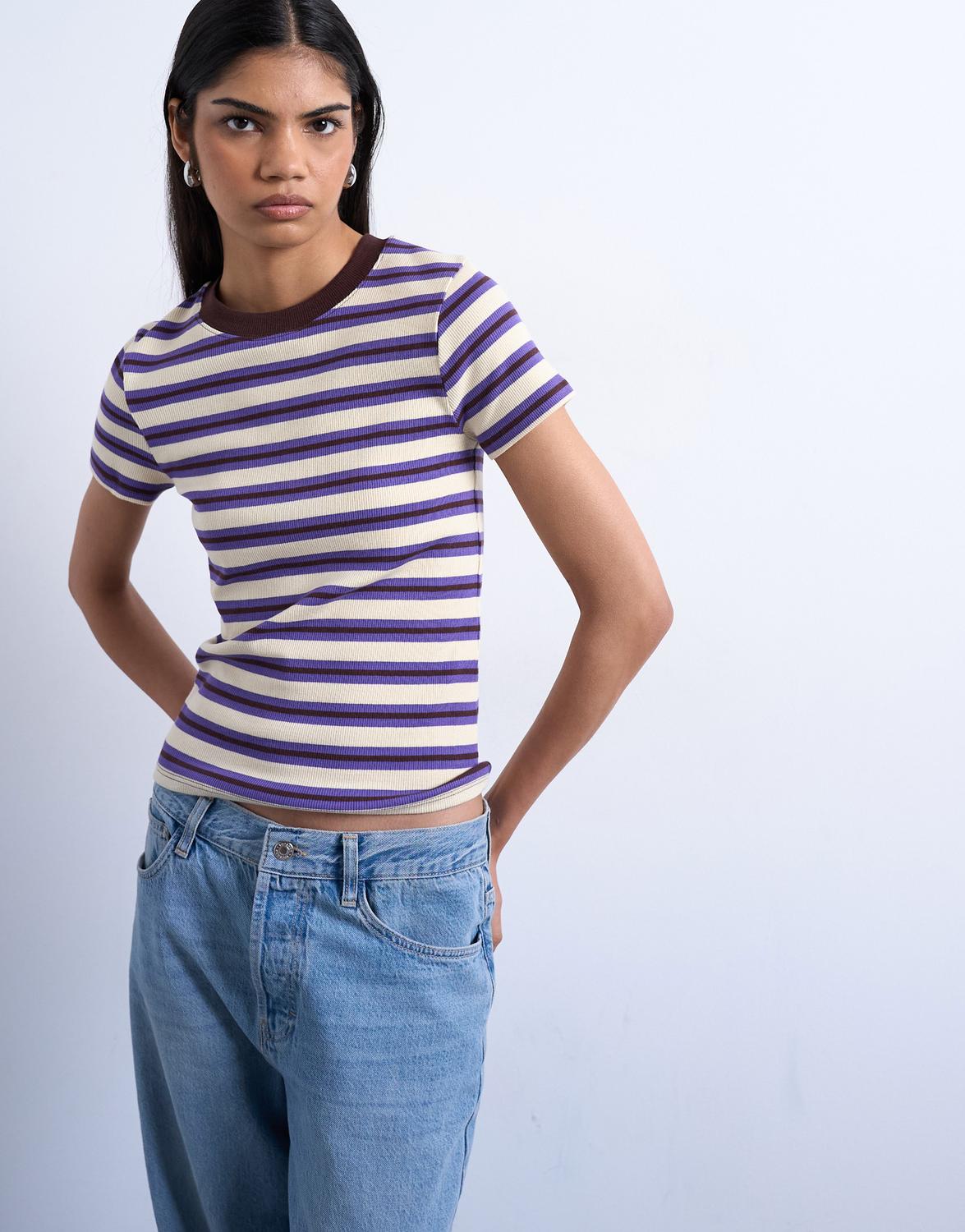 TSSALLY STRIPED T-SHIRT