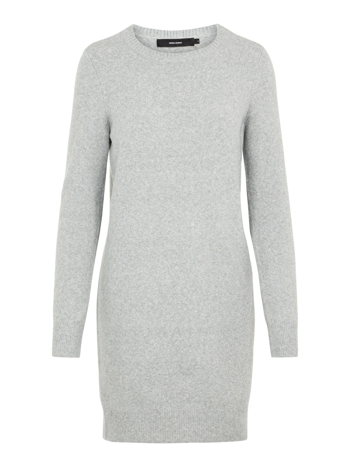 VMDOFFY Knitted dress - Light Grey Melange
