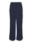 VMVERA Wide leg trousers - Navy Blazer