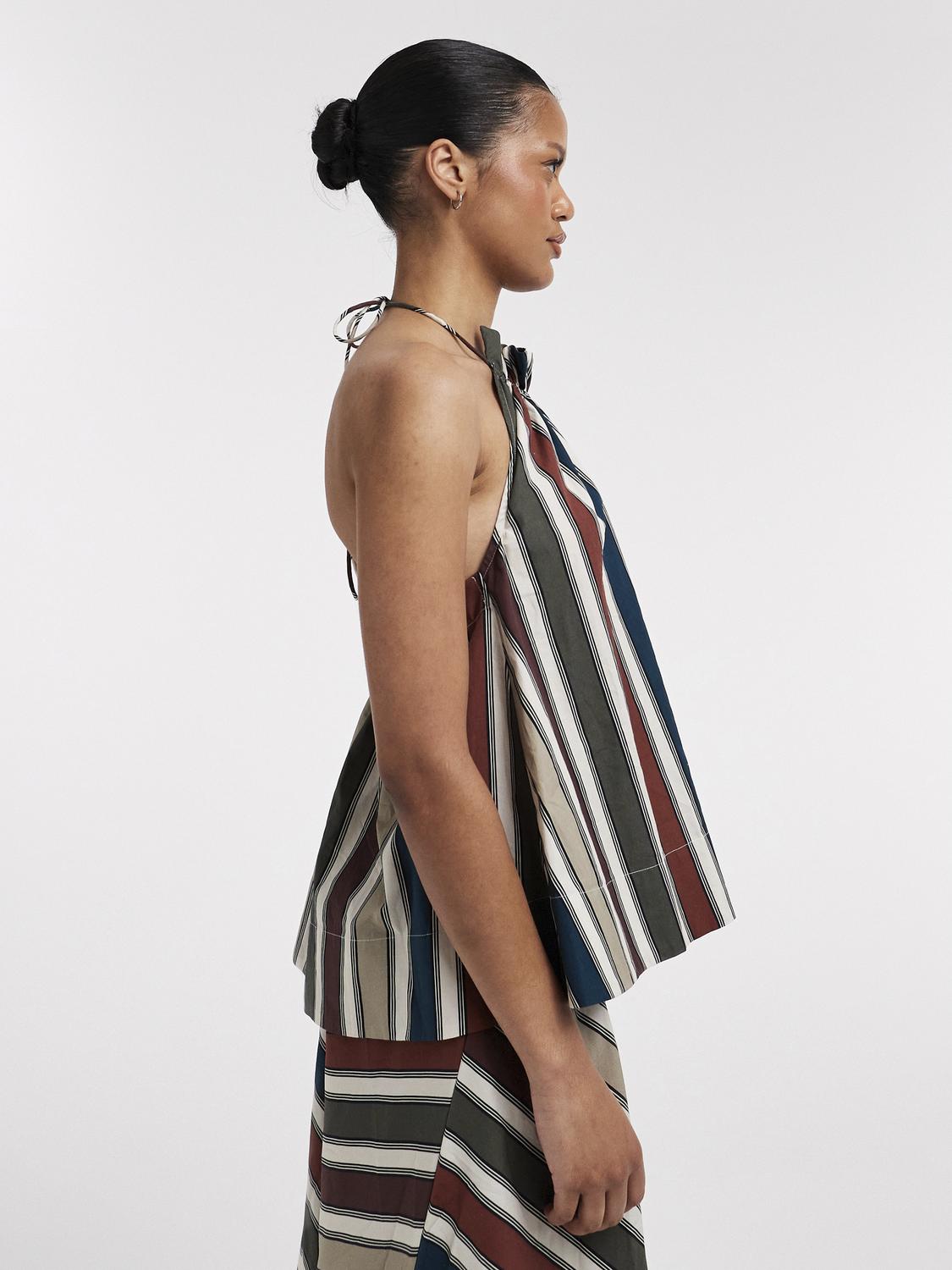 TSCAMI PRINTED HALTER TOP