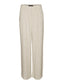 VMVERA Wide leg trousers - Oatmeal