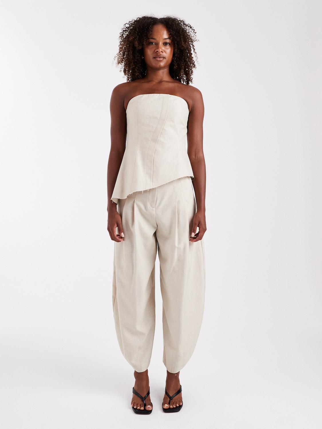 TSSINA Trousers - Abbey Stone